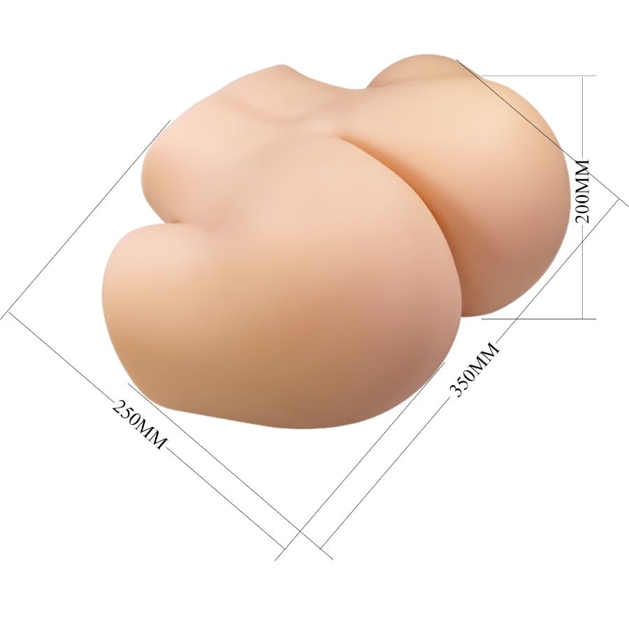 Masturbatore Realistico Vagina e Ano Crazy Bull Vivian — 7 kg