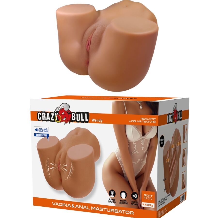 Masturbatore Maschile Realistico Crazy Bull Wendy — TPE