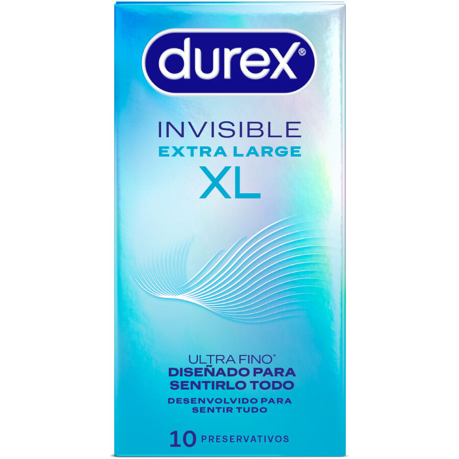 Preservativi Ultra Sottili XL Durex Invisible — 10 Unità