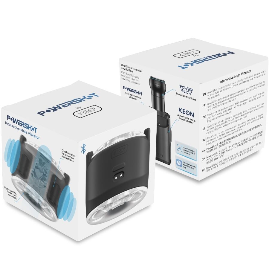 Masturbatore Maschile Tascabile Kiiroo Powershot — Silicone