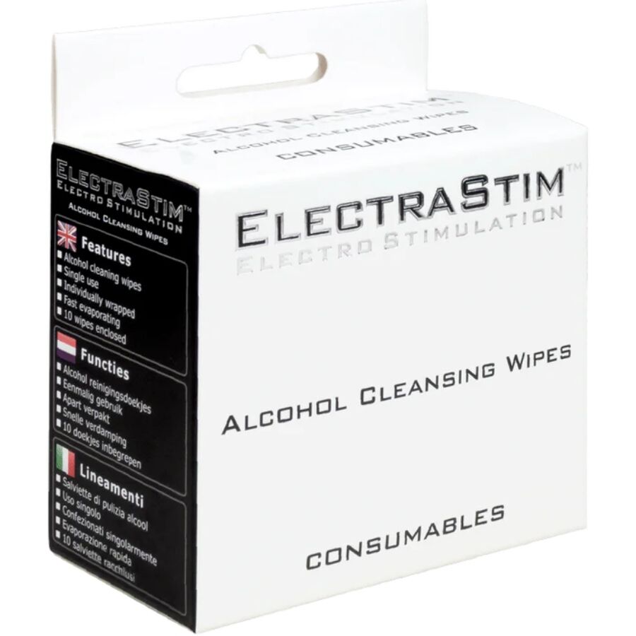 Salviettine Detergenti Alcool Electrastim — 10 Unità