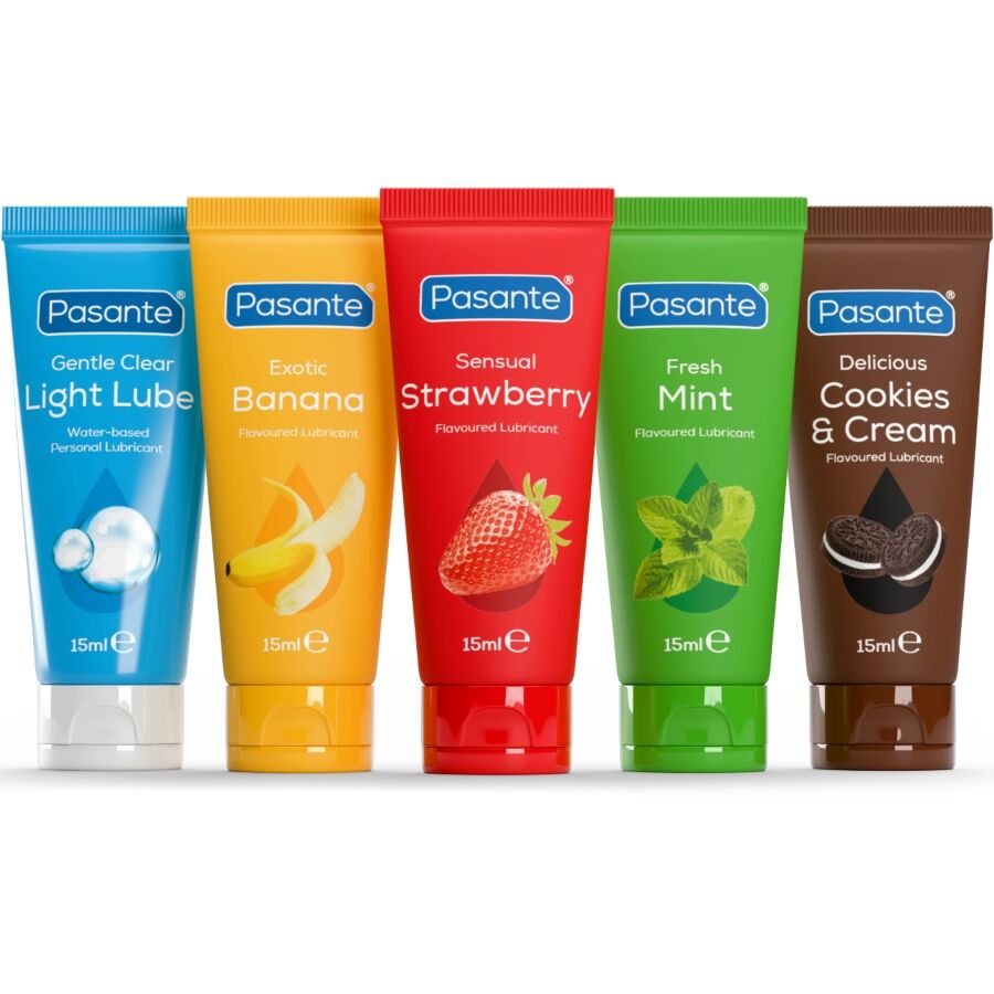 Lubrificante Intimo Aromatizzato Pasante — Kit 5 x 15 ml