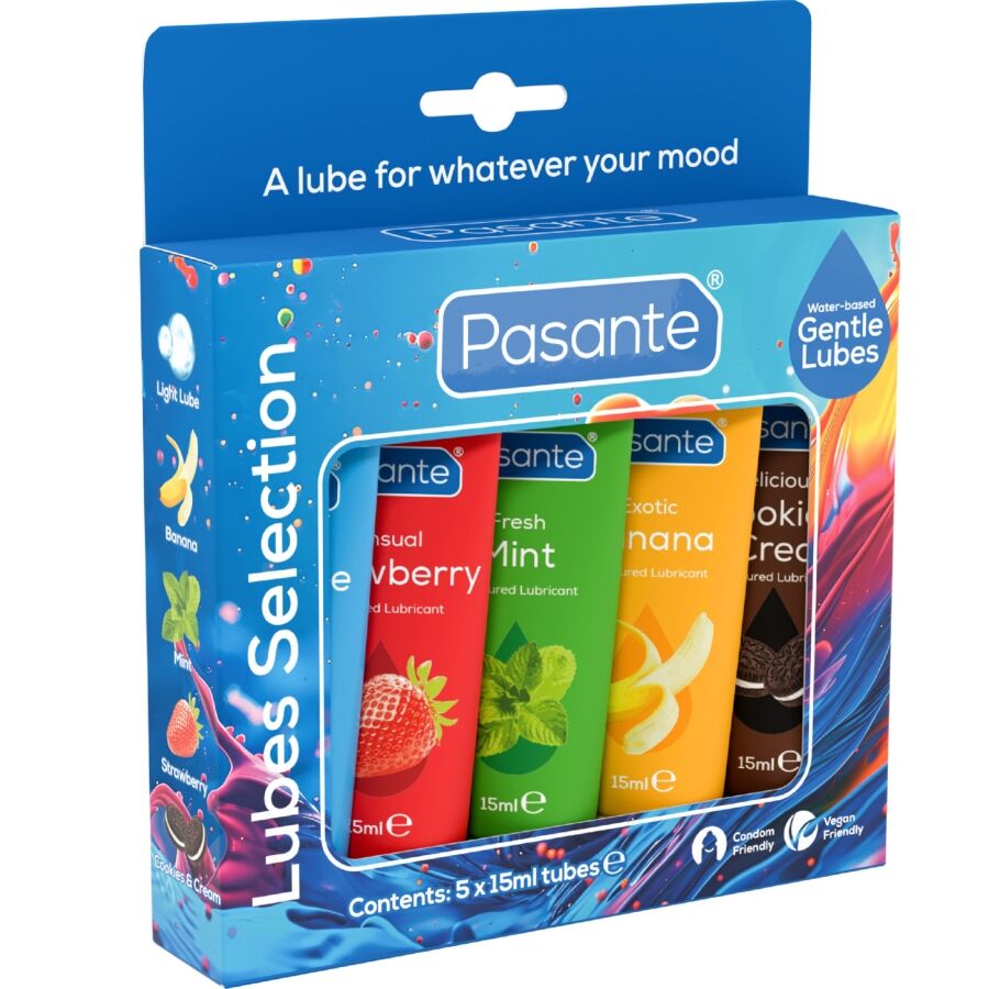 Lubrificante Intimo Aromatizzato Pasante — Kit 5 x 15 ml