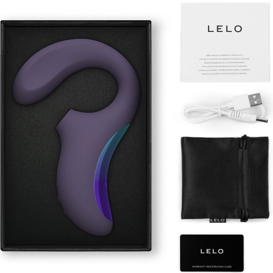 Vibratore LELO Enigma Wave Cyber Viola — Tripla Vibrazione