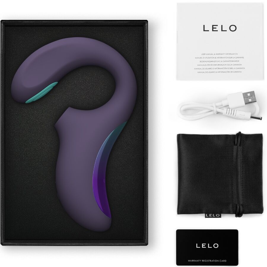 Vibratore LELO ENIGMA Double Sonic Punto A — Cyber Purple