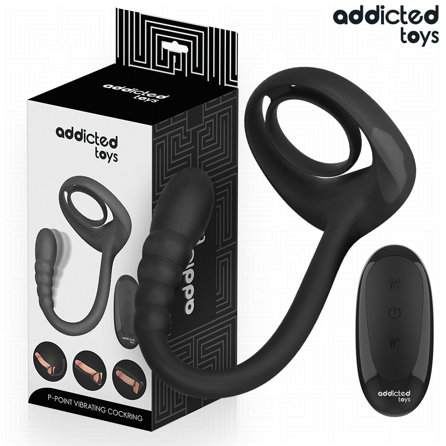 Anello Fallico Vibrante Addicted Toys P-Spot — con Telecomando