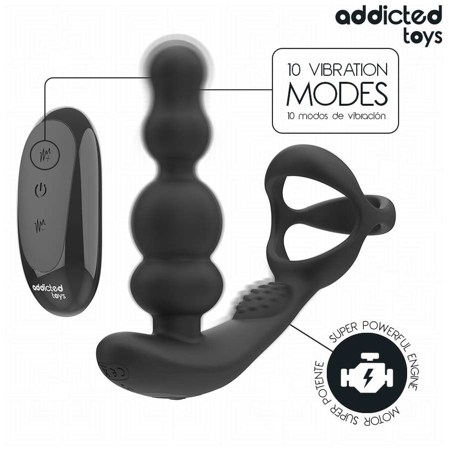 Massaggiatore Prostatico Rotante Addicted Toys — con Telecomando