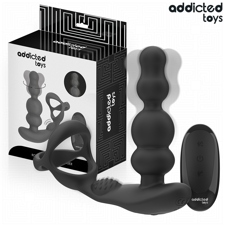 Massaggiatore Prostatico Rotante Addicted Toys — con Telecomando