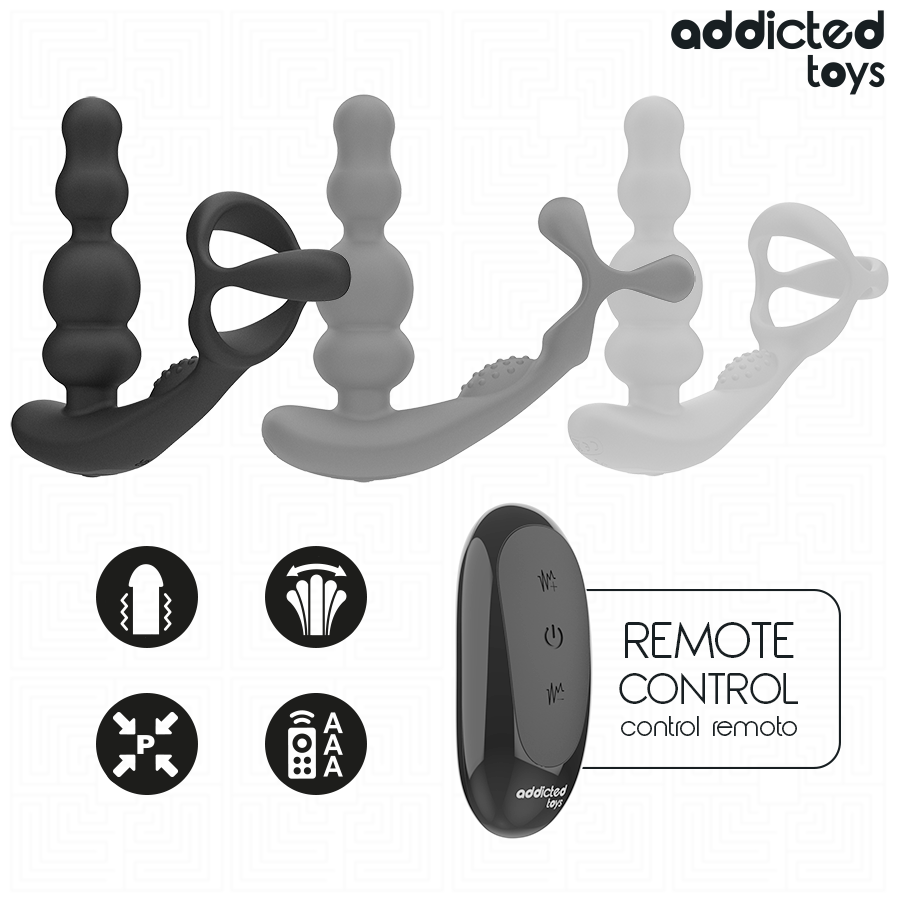 Massaggiatore Prostatico Rotante Addicted Toys — con Telecomando