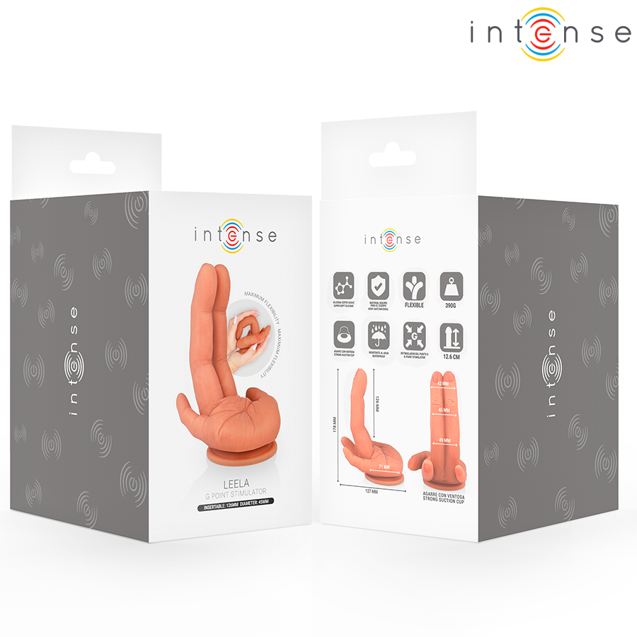 Vibratore Punto G Flessibile Intense Leela — 12,6 cm