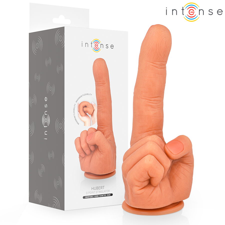 Vibratore Punto G Flessibile Intense Hubert — 14,2 cm