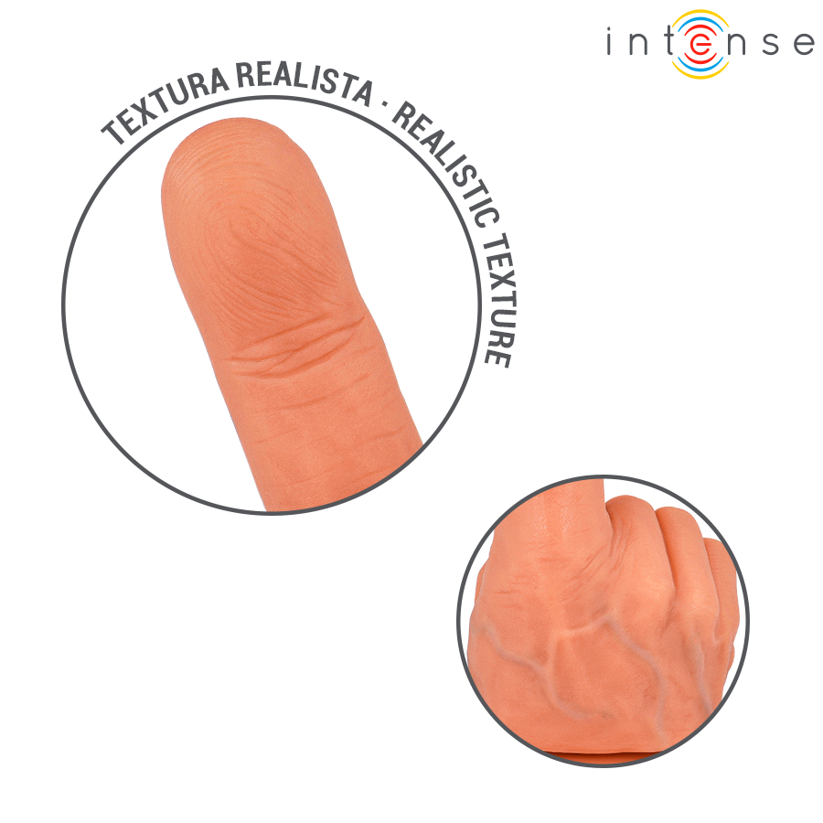Vibratore Punto G Flessibile Intense Hubert — 14,2 cm