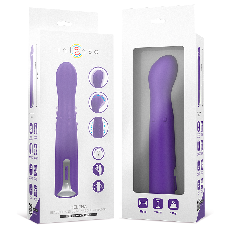 Vibratore Punto G Oscillante Intense Helena Beads — 13,5 cm