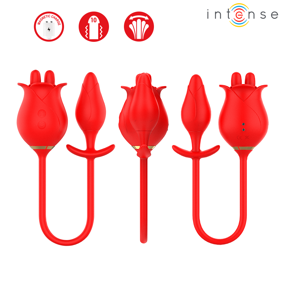Stimolatore Clitoride con Lingua Intense Melanie — Doppio