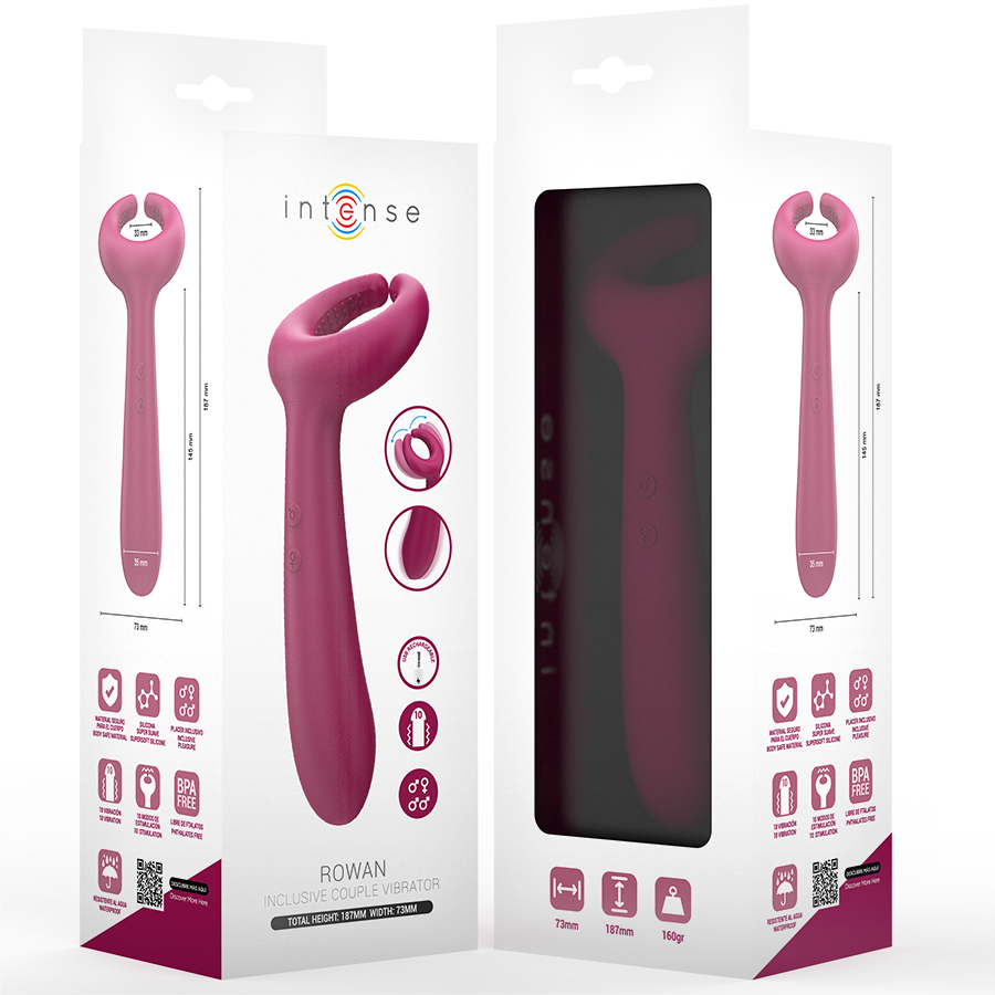 Vibratore di Coppia Intense Rowan — Stimolatore Inclusivo
