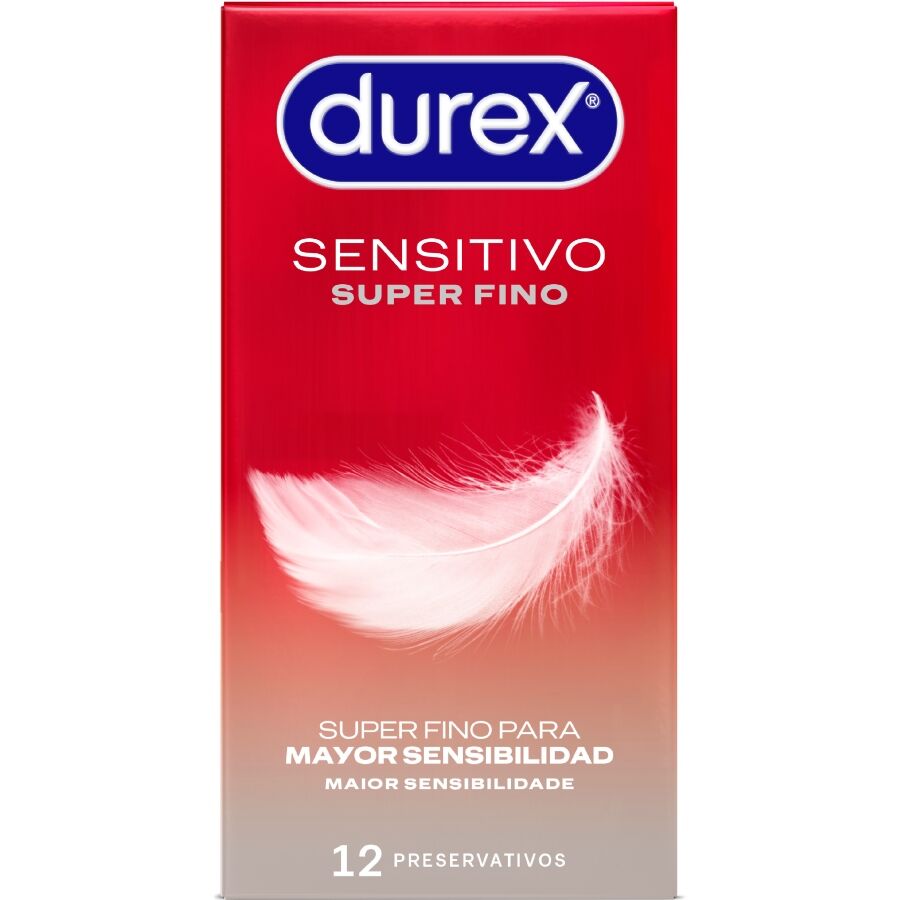 Preservativi Ultrasottili Durex Sensitive Total Contact — 12 pz