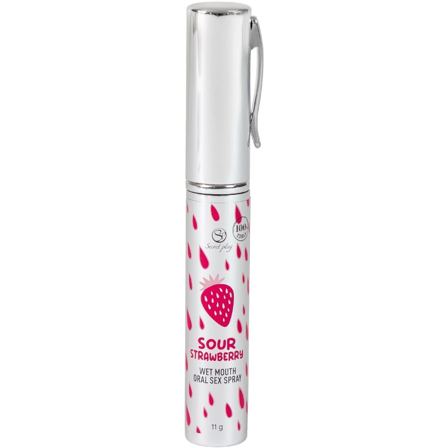 Spray Sesso Orale alla Fragola Secretplay — Idratante, 50 ml