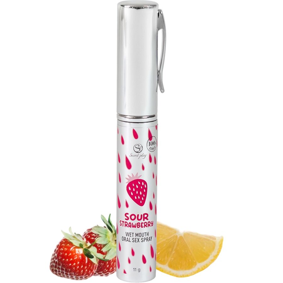 Spray Sesso Orale alla Fragola Secretplay — Idratante, 50 ml