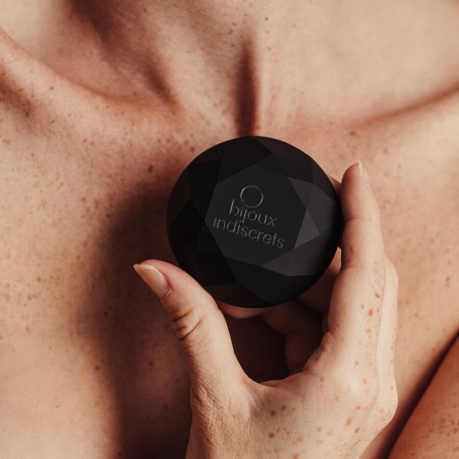 Vibratore Clitoride Bijoux Indiscrets Twenty One Diamond — Nero