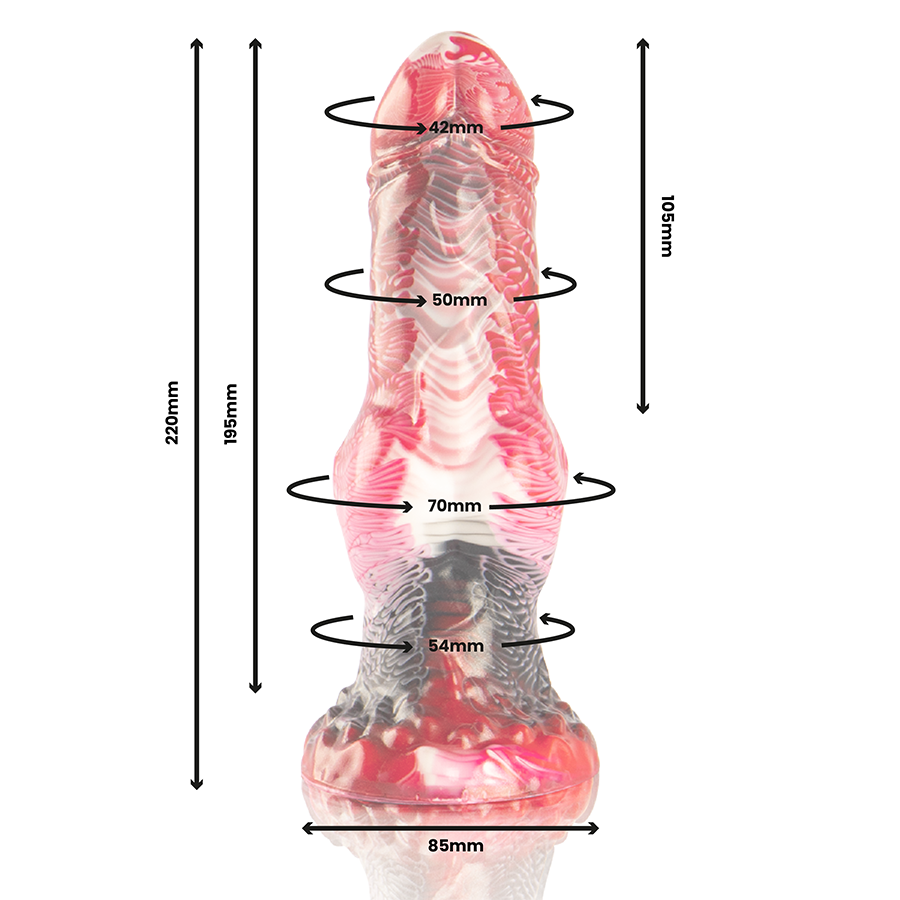 Dildo Realistico Vibrante con Calore Epic Helios — Silicone