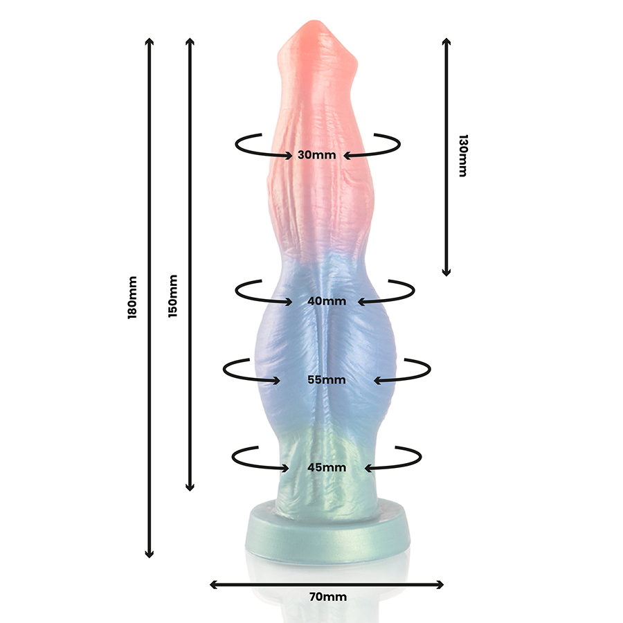 Dildo Vibrante con Telecomando Epic Arion — Silicone Ricaricabile