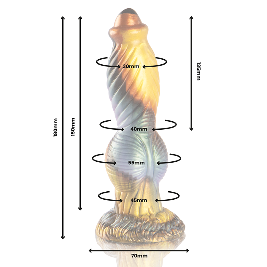 Dildo Vibrante con Telecomando Epic Phoenix — Silicone