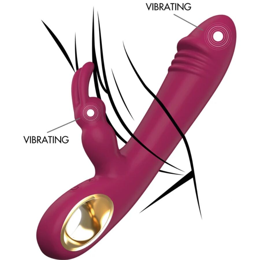 Vibratore Rabbit Punto G e Clitoride Toyjoy Taygeta