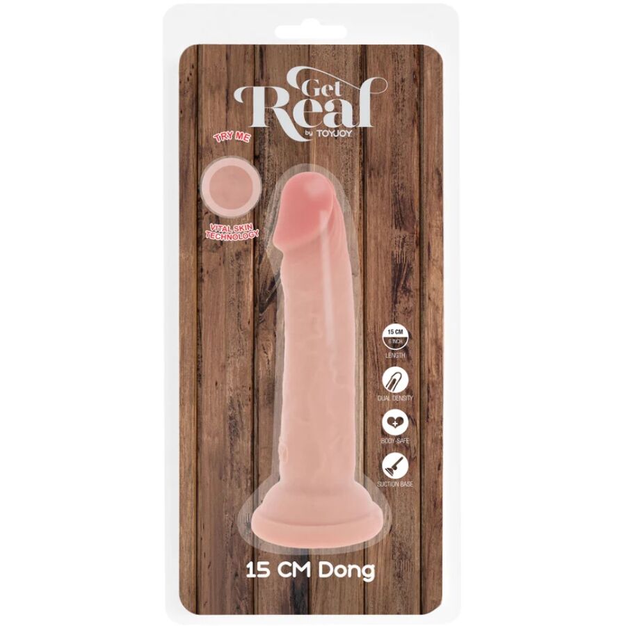 Dildo Realistico Dual Density Toyjoy Get Real Deluxe — 15 cm