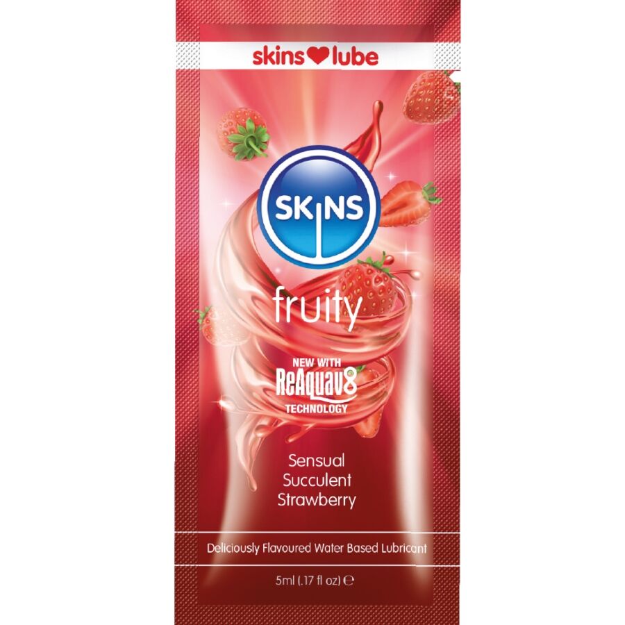 Lubrificante SKINS Fragola Monodose 5ml — Fruttato