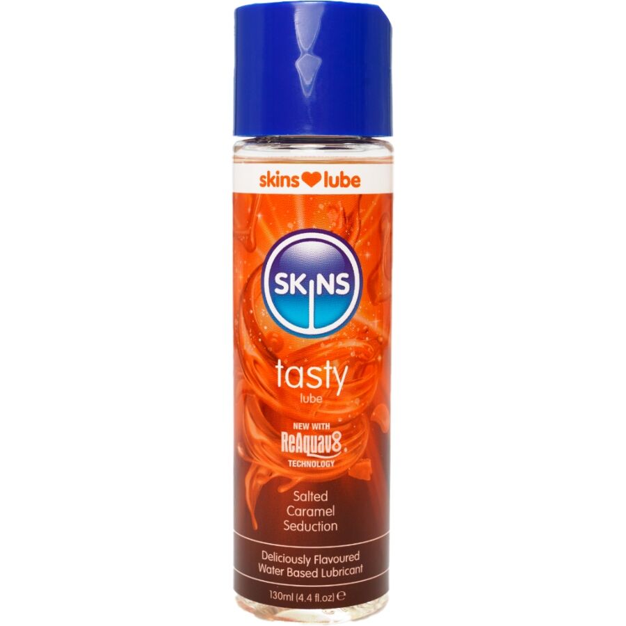 Lubrificante Intimo Base Acqua Skins Seduction — Caramello, 130 ml