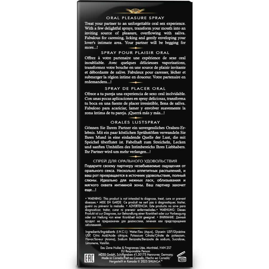 Spray Orale Stimolante Shunga Waves — Aroma Anguria, 20 ml