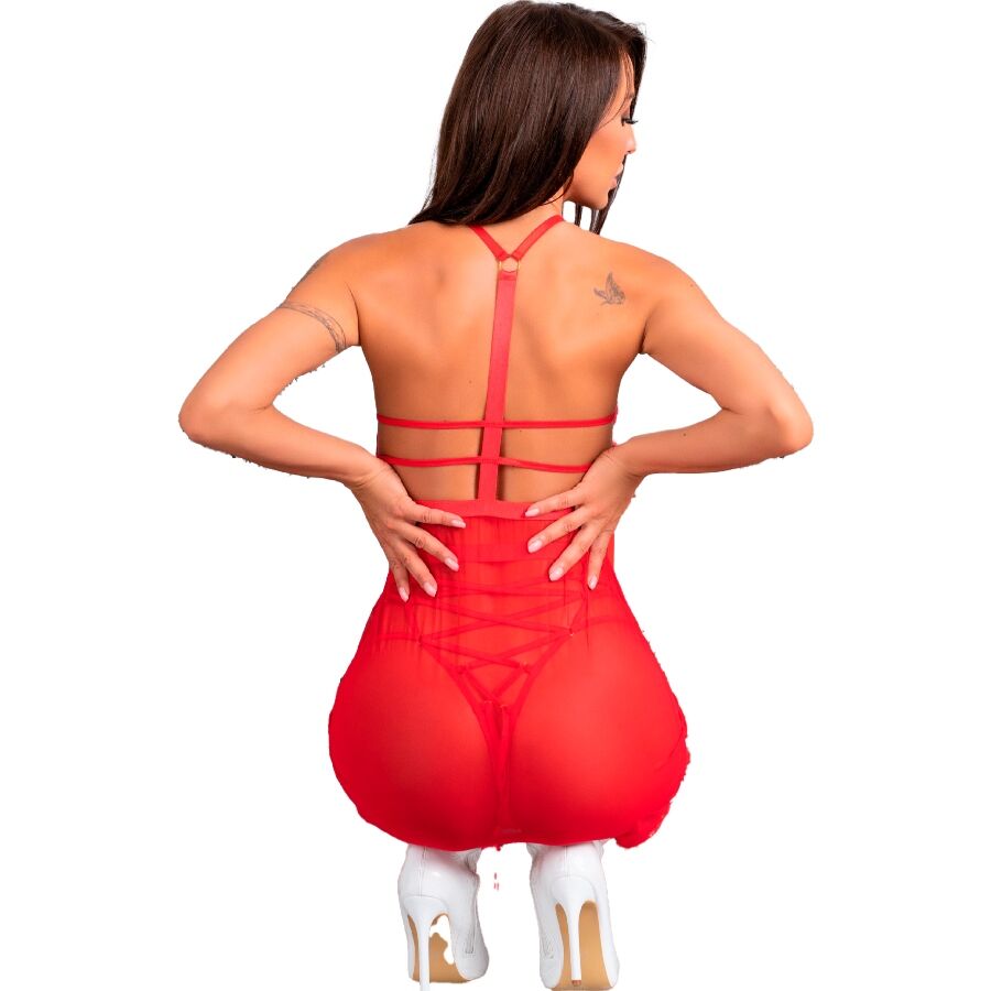 Chemise Natalizia con Perizoma Livco Corsetti Santas Candy — L/XL
