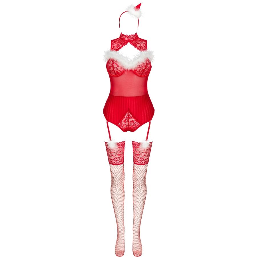 Set Lingerie Natalizia Livco Corsetti Limpid Snowflakes — S/M