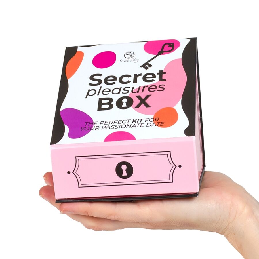 Kit Erotico per Coppie Secret Play Pleasures Box — Dadi + Vibratore