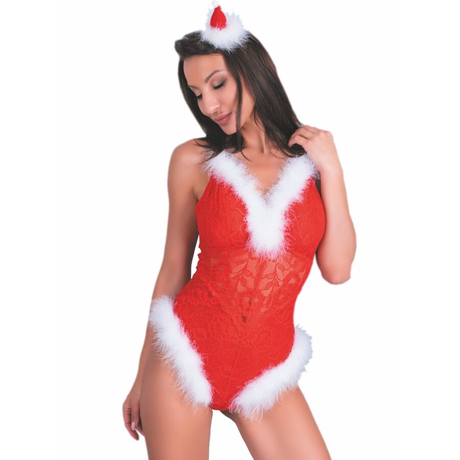 Body Natalizio Erotico Livco Corsetti Naughty Santa — S/M