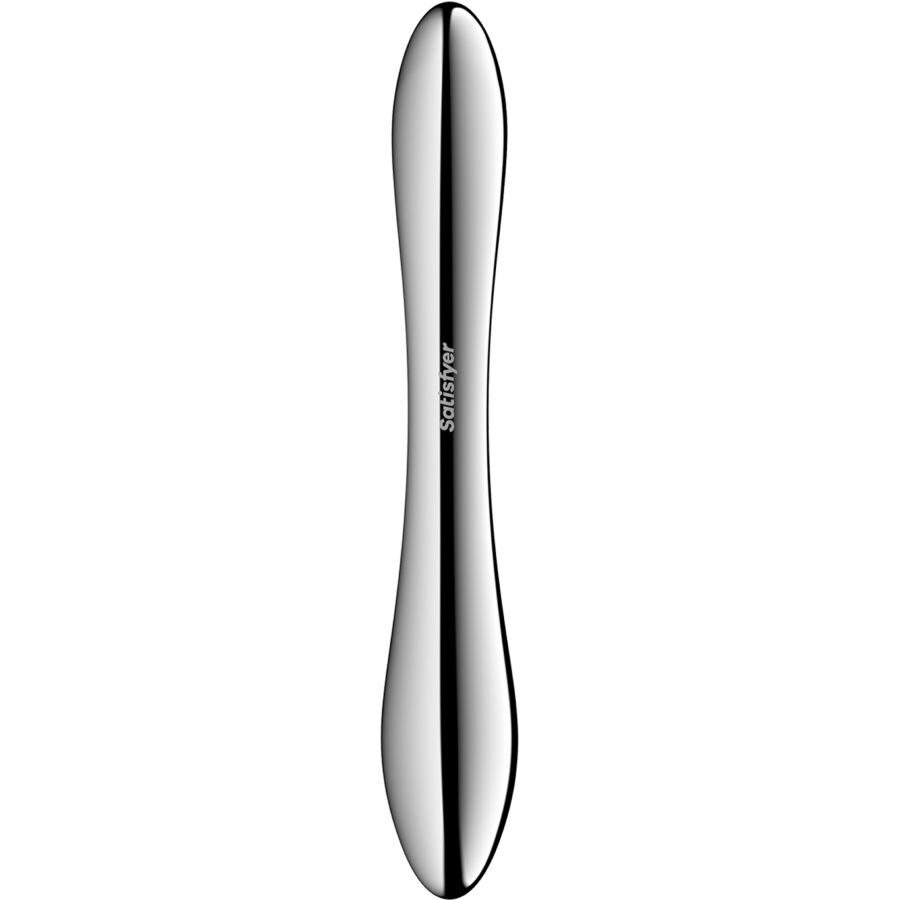 Dildo in Acciaio Inox Satisfyer Pure Gravity 1 — Curvo