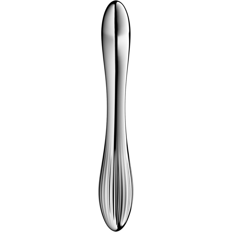 Dildo in Acciaio Inox Satisfyer Pure Gravity 1 — Curvo