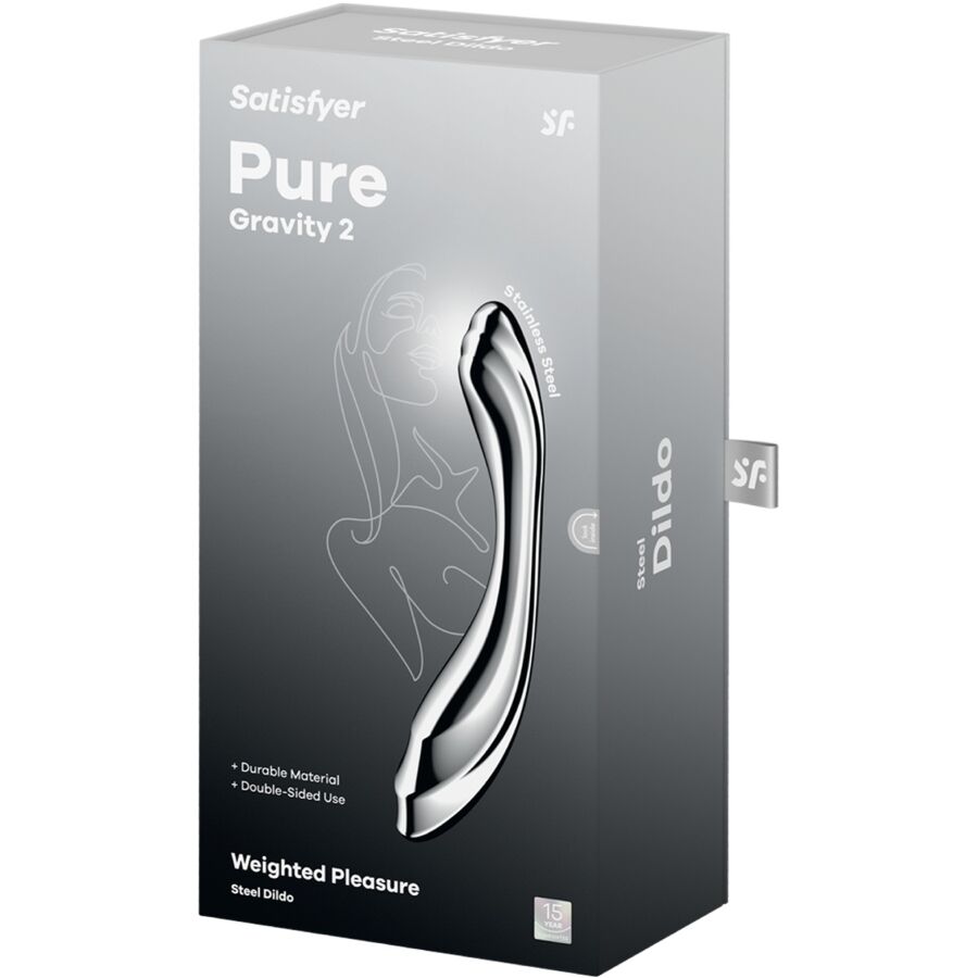 Dildo a Doppia Estremità Punto G Satisfyer Pure Gravity 2