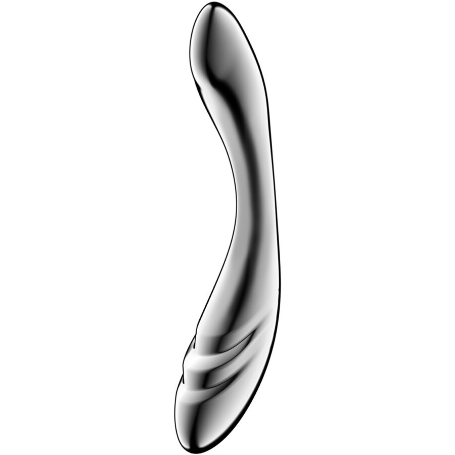 Dildo Punto G in Acciaio Inox Satisfyer Pure Gravity 3