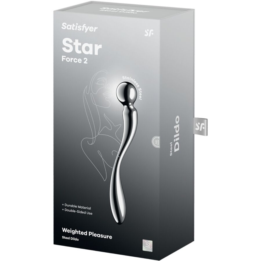 Dildo Doppia Estremità Acciaio Inox Satisfyer Star Force 2