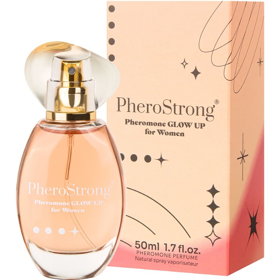 Profumo con Feromoni da Donna Pherostrong Glow Up — 50 ml