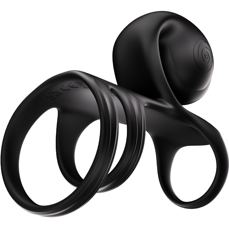 Anello Fallico Vibrante Snail Vibe Jovi Arc — Telecomando