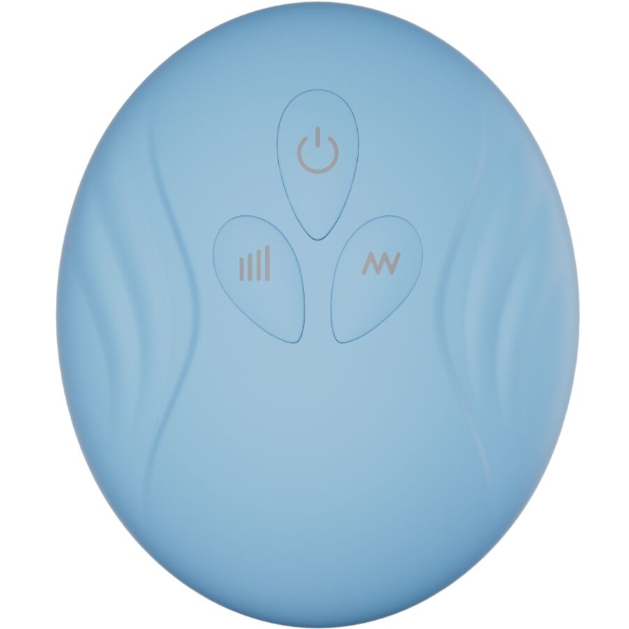 Anello Fallico Vibrante Snail Vibe Jovi Arc — Telecomando, Blu