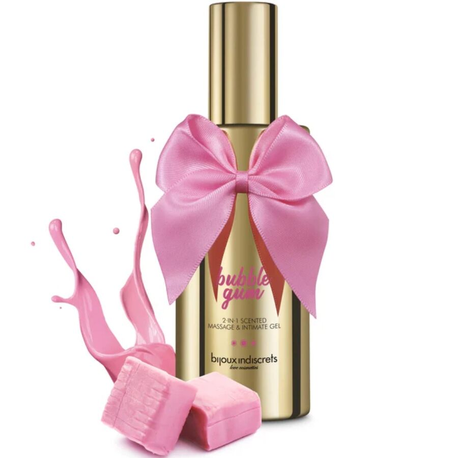 Olio da Massaggio Erotico Bijoux Bubble Gum 2in1 — 100 ml