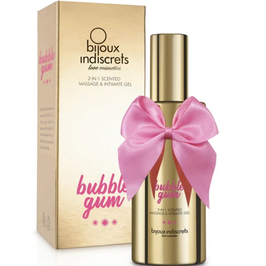 Olio da Massaggio Erotico Bijoux Bubble Gum 2in1 — 100 ml