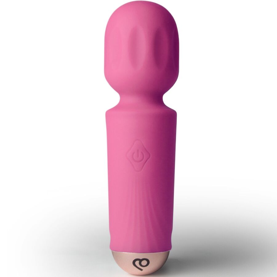 Vibratore Wand Ricaricabile Rocks-Off — 16 Funzioni, Rosa