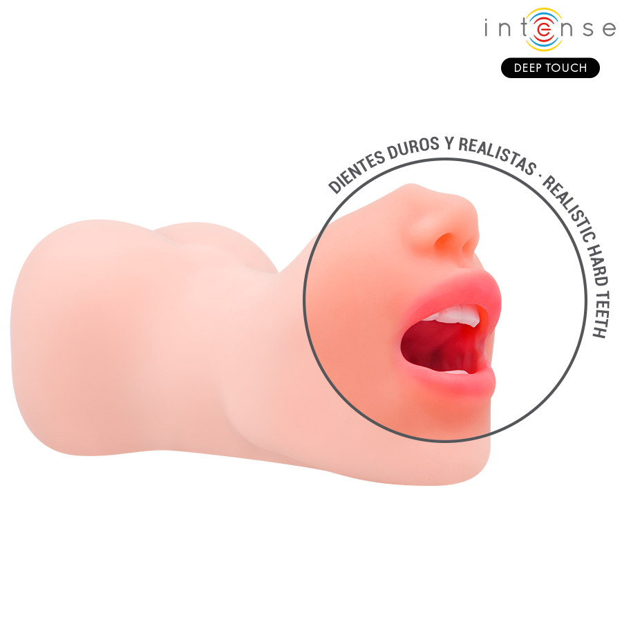 Masturbatore Maschile Doppio Intense Riley — Bocca e Vagina