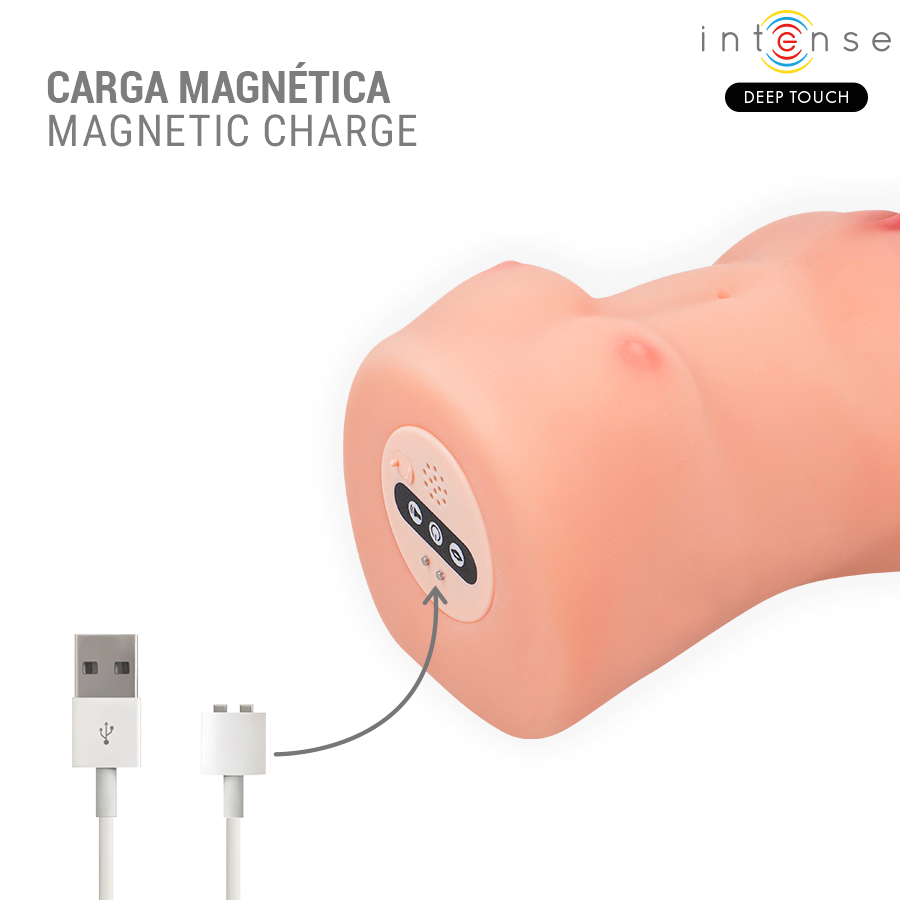 Masturbatore Maschile Realistico Intense Catherine — Ventosa