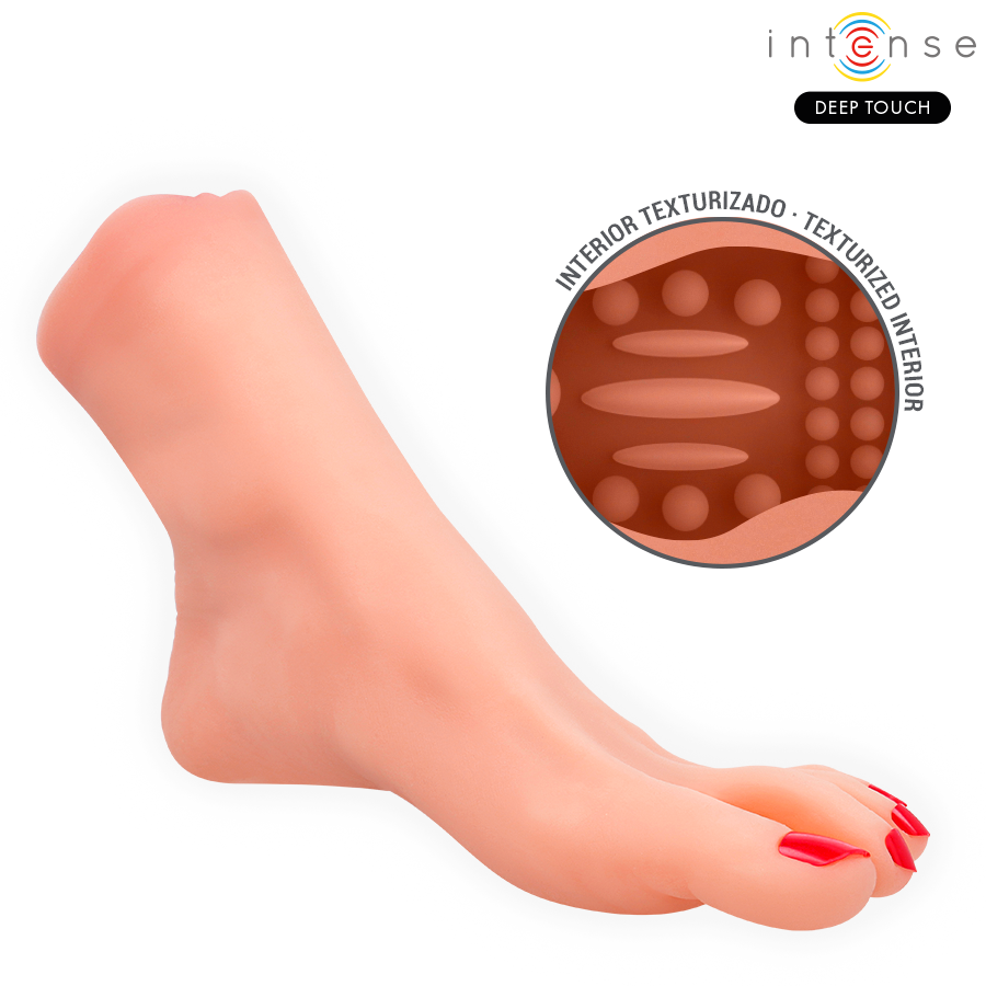 Masturbatore a Forma di Piede Intense Gabbie — TPE, 2 Pezzi