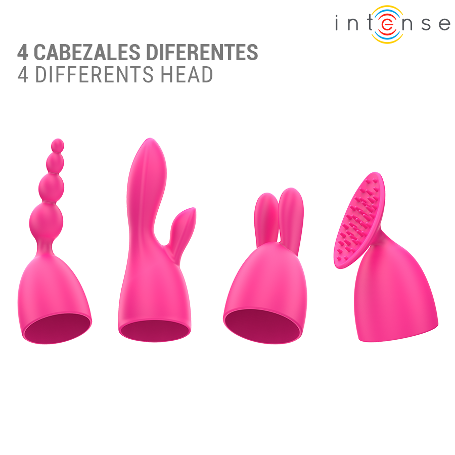 Vibratore con Testine Intercambiabili Intense Cher — 20 Modalità